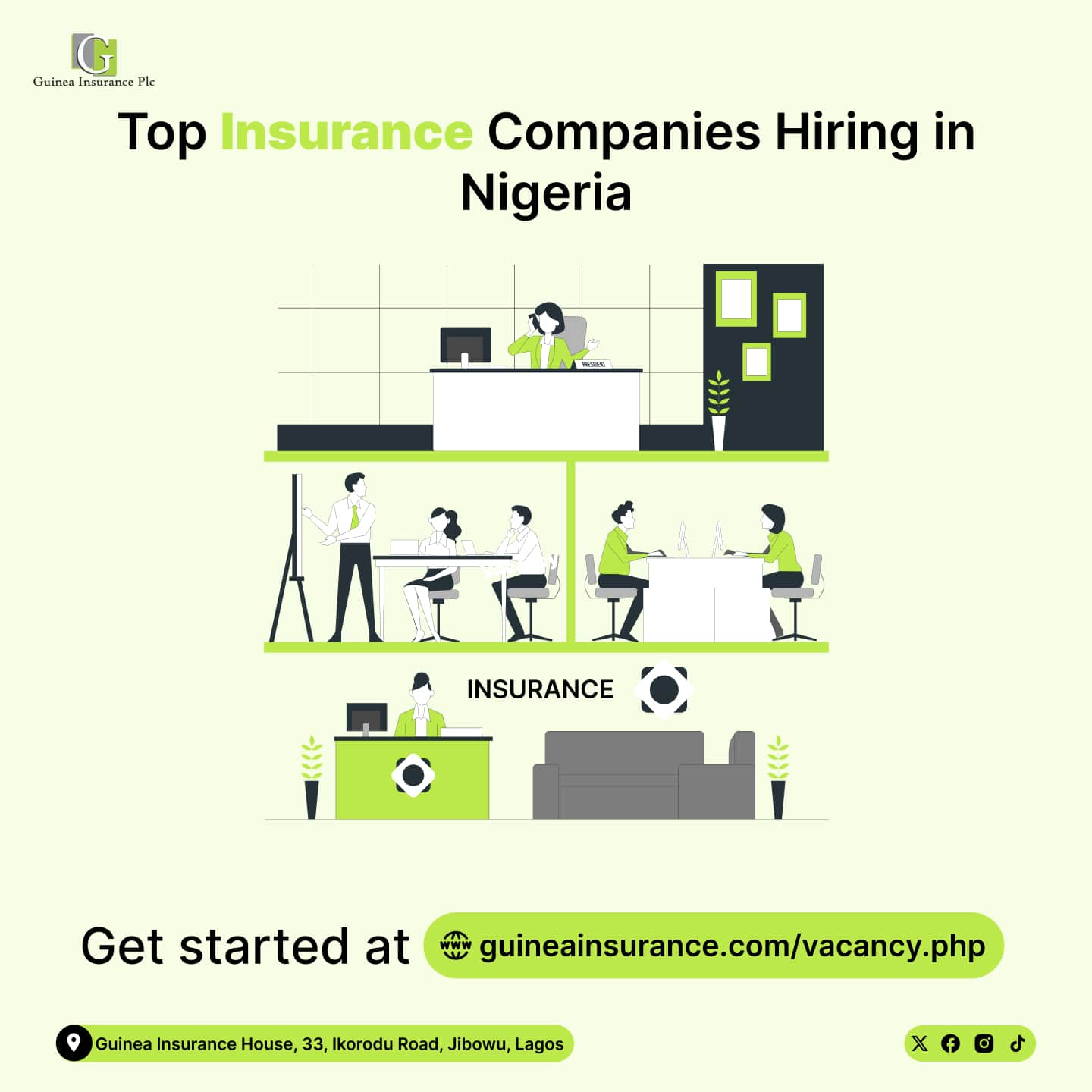 The Best Insurance Company to Work for in Nigeria: Guinea Insurance PLC