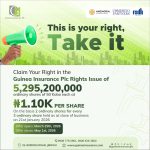Guinea Insurance Rights Issue This is your right take it